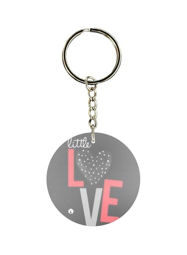 Little Love Printed Single Sided Keychain