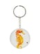 Sea Horse Printed Single Sided Keychain