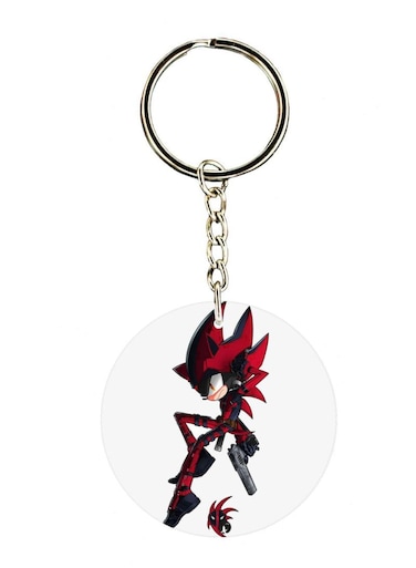 Sonic Printed Keychain