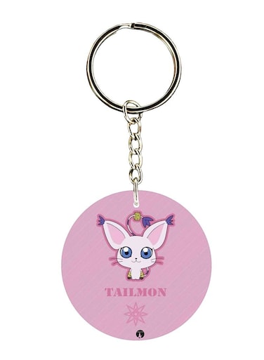 Anime Digimon Printed Keychain
