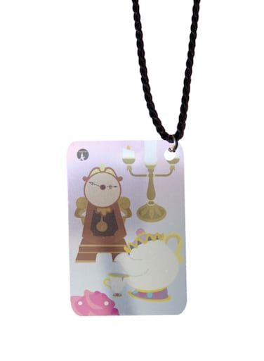Disney Cartoon Printed Car Mirror Pendant