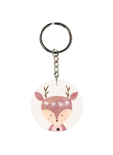 Fox Printed Keychain