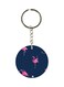 Birds Printed Double Sided Keychain