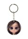Cartoon Printed Single Sided Pocket Keychain