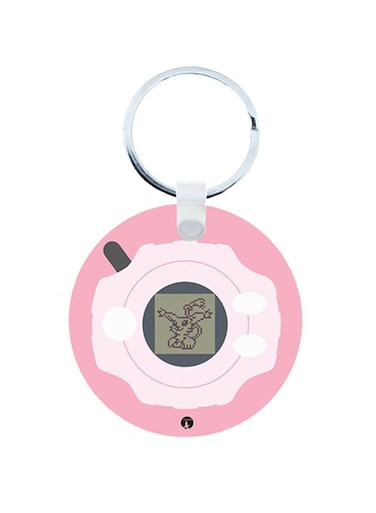 Digimon Anime Wooden Keychain