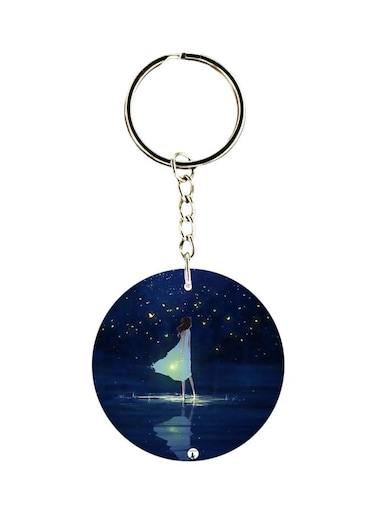 Girl Printed Keychain