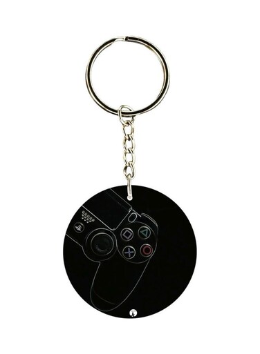 Double Sided Controller Printed Keychain