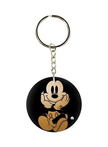 Mickey Mouse Printed Single Sided Keychain