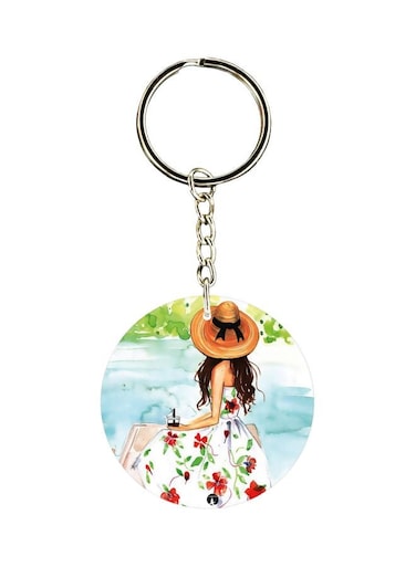 Printed Single Sided Keychain