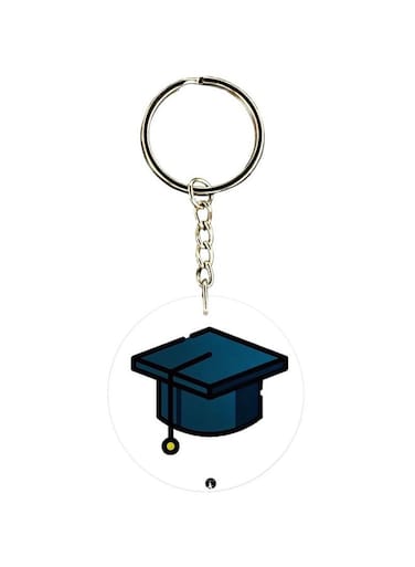 Cartoon Themed Single Sided Keychain
