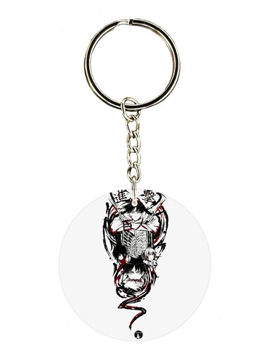 The Anime Attack On Titan Printed Keychain