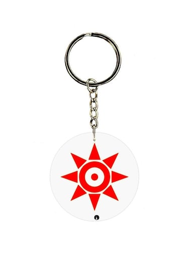 Anime Digimon Double Side Printed Keychain