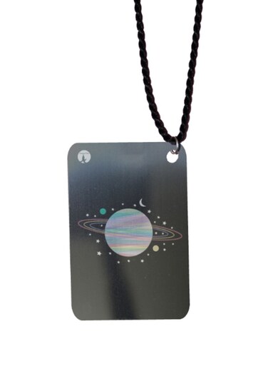 Planet Printed Car Mirror Pendant