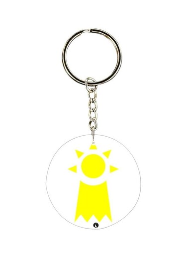 Anime Digimon Double Side Printed Keychain