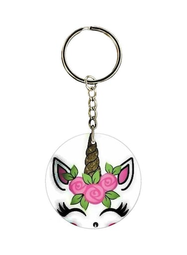 Unicorn Themed Keychain