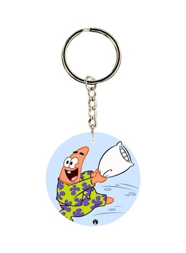 Cartoon Character Printed Keychain