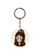 Girl Printed Double Sided Keychain