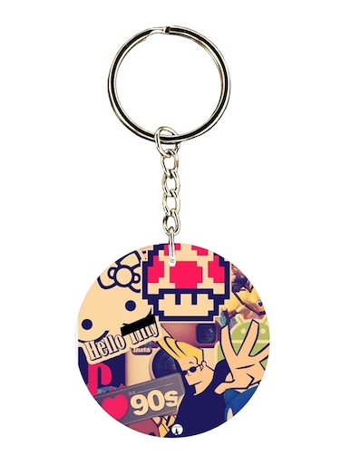 Random Things Printed Keychain