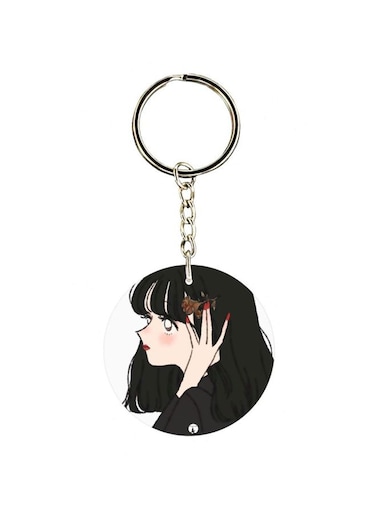 Girls Printed Keychain