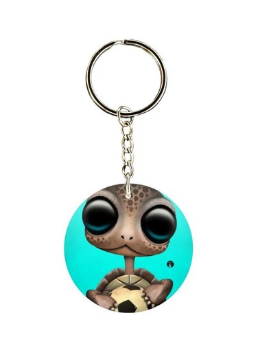 Turtle Printed Keychain