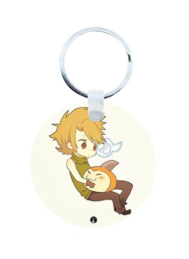 Digimon Printed Wooden Keychain