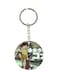Adnan And Lina Anime Printed Plastic Keychain