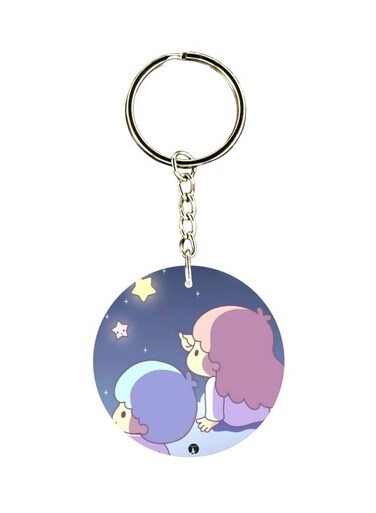 Cartoon Printed Keychain