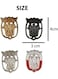 UAE Abu Dhabi 4 Pcs Mix Logo Design 2D Sticker Badge Metal 4cm