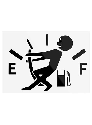High Gas Consumption Car Stickers