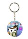 Coffee Double Side Printed Keychain