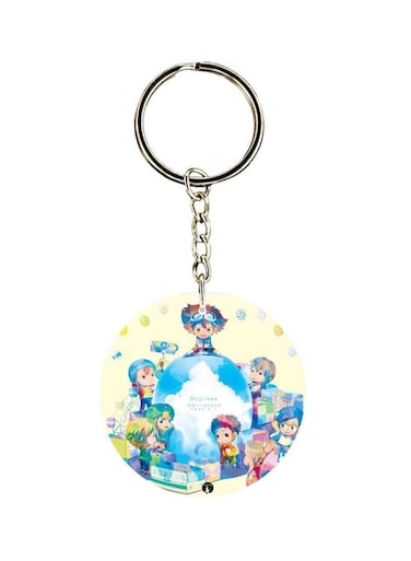 Anime Digimon Printed Keychain