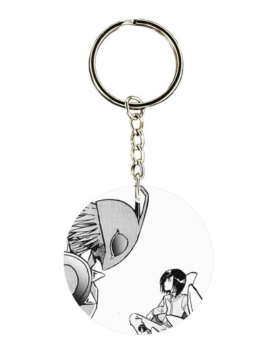 Anime Digimon Double Side Printed Keychain