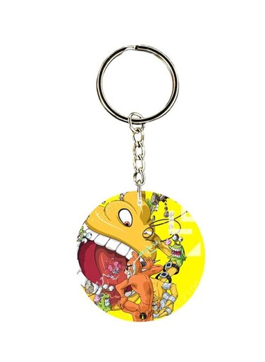 Digimon Anime Printed Keychain