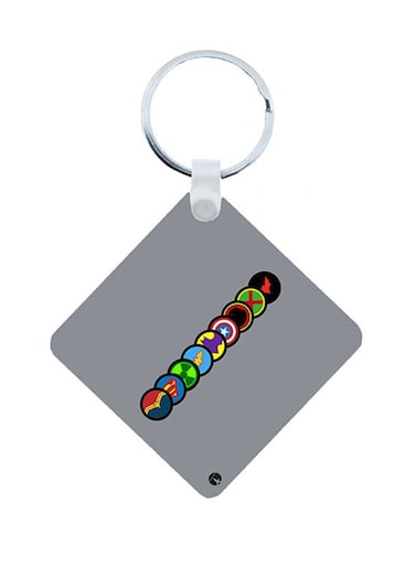 Marvel Wooden Keychain