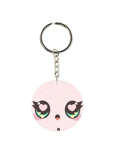 Cartoon Printed Keychain