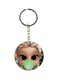 Cartoon Printed Double Sided Keychain