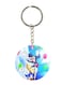 Sonic And Mickey Double Side Printed Keychain