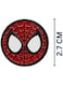 Spider-Man Superhero Logo Bade for Mobile, Laptop,Jackets, Backpacks, and Hats &ndash; Red and Black