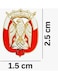 Abu Dhabi Falcon Logo/Sticker &ndash; Gold and Red Design, UAE National for Mobile, Laptop, I pad, Backpacks, and Collectors Walls, Doors, Cars, Trucks, Motorcycles &amp; Laptops Fridge