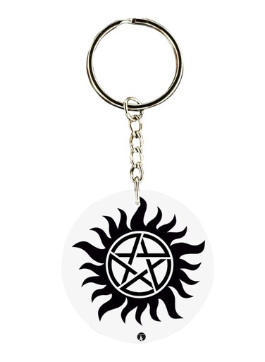 Double Sided Supernatural Printed Keychain