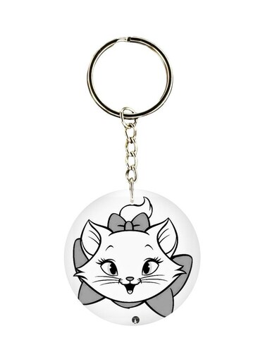 Cat Printed Keychain