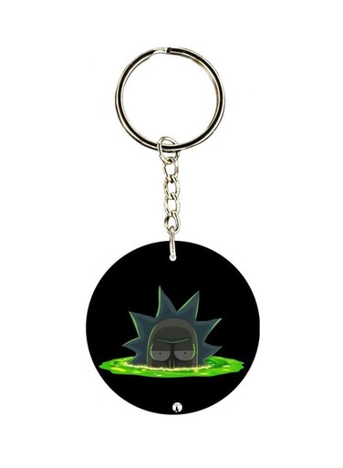 Printed Plastic Keychain