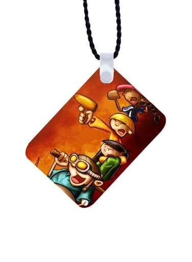 Kids Next Door Printed Car Mirror Pendant