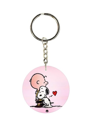 Cartoon Themed Dual Sided Keychain