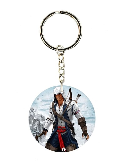 Assassins Creed Double Side Printed Keychain