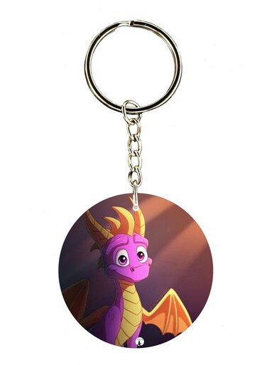 Spyro Printed Keychain