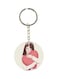 Single Sided Printed Keychain
