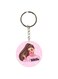 Girl Printed Single Sided Keychain