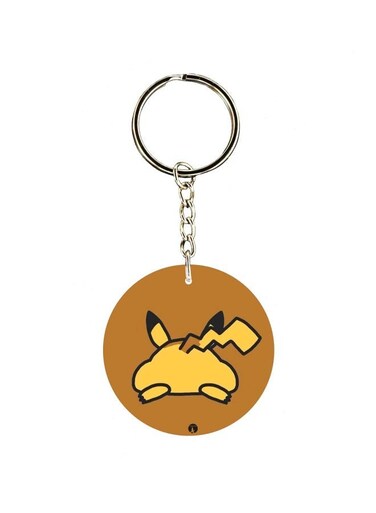 Cartoon Themed Single Sided Keychain