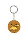 Cartoon Themed Single Sided Keychain
